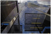 Detail aus der Fassade vom DC Tower in Wien